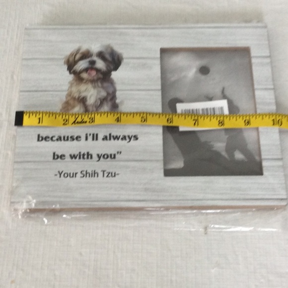 Shih Tzu Companion Picture Frame - White and Gray - Picture 2 of 4